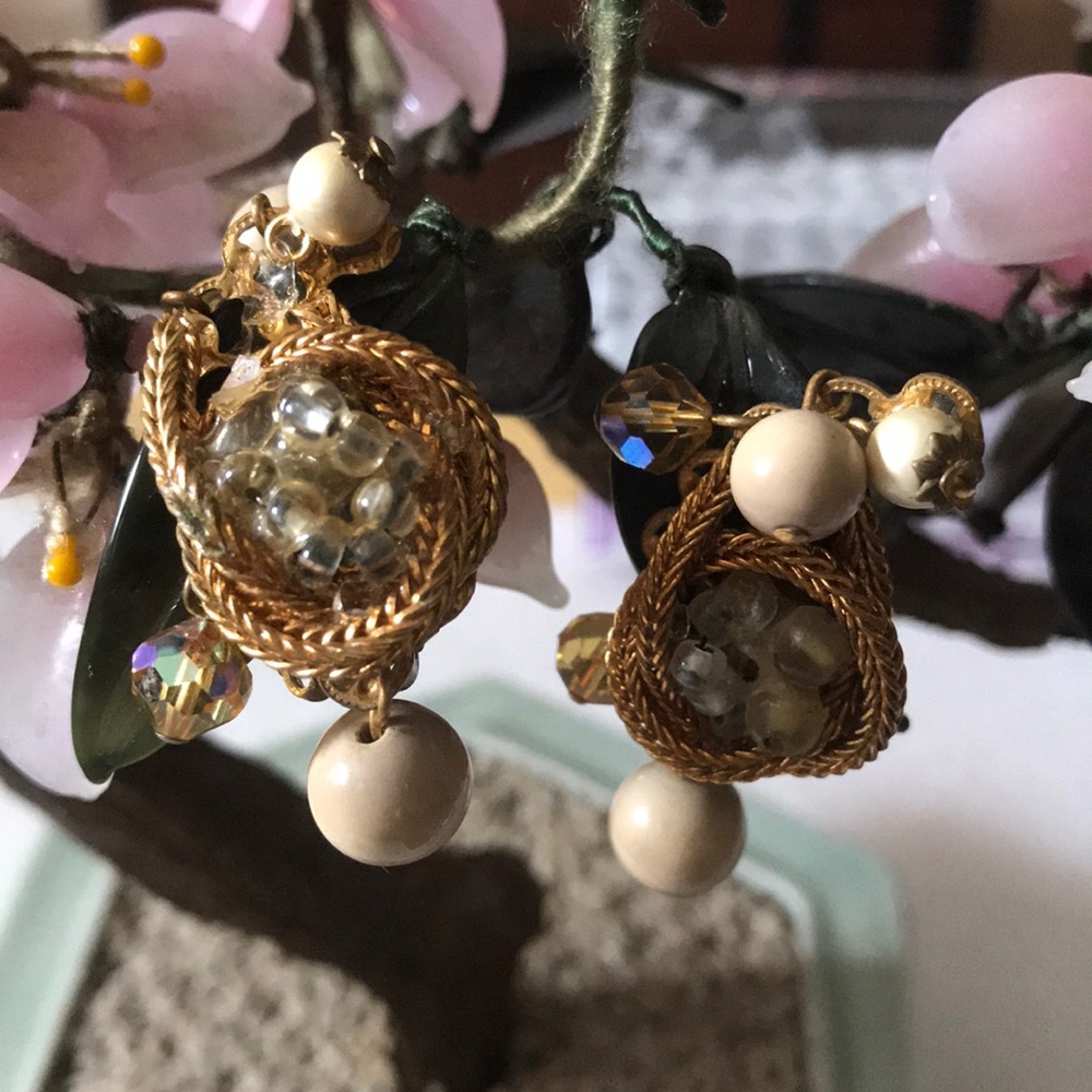 Victorian beads earring